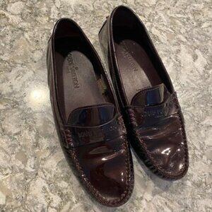 Louis Vuitton Patent Leather Driving Loafers – Burgundy